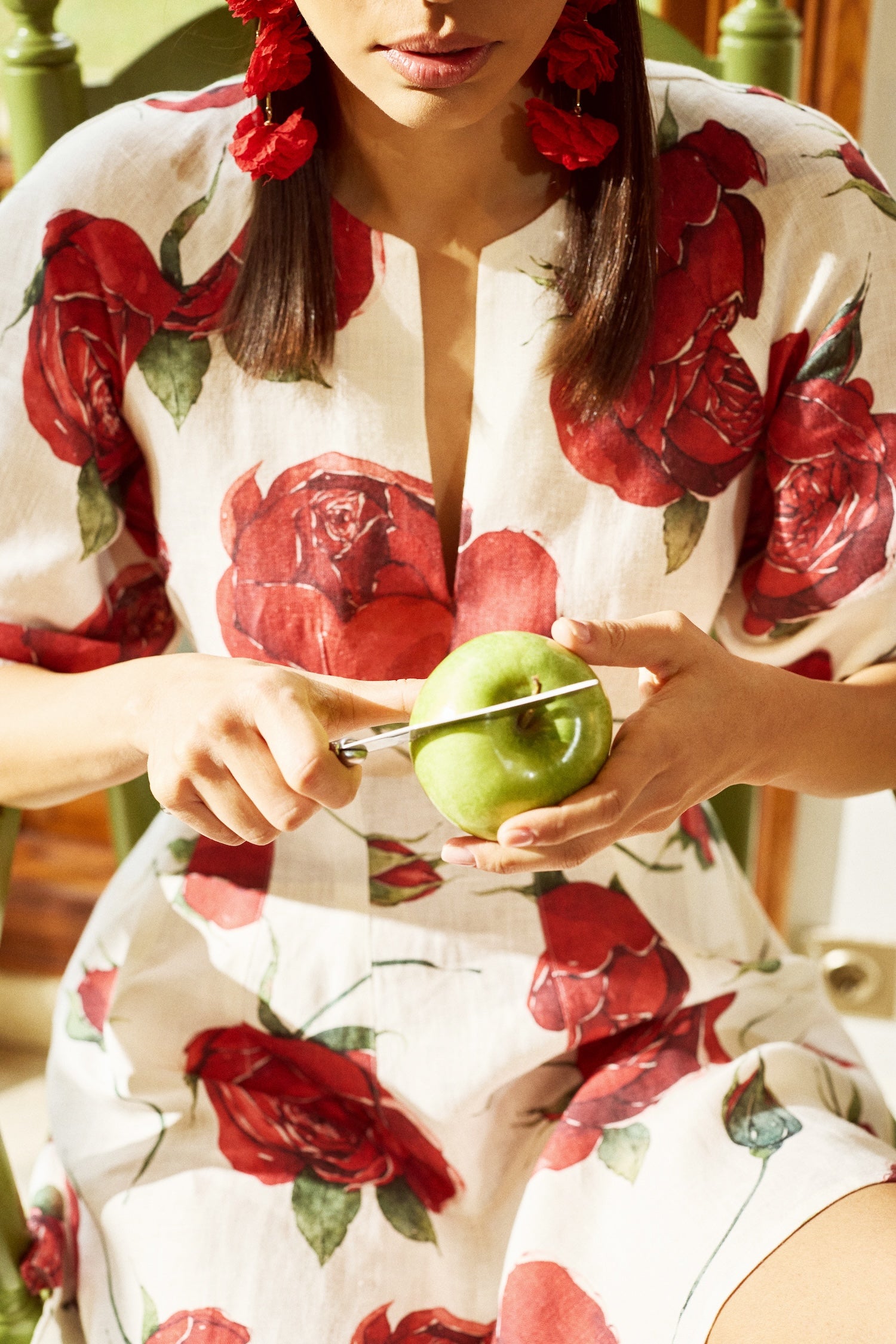 sour melange-çiçekli elbise